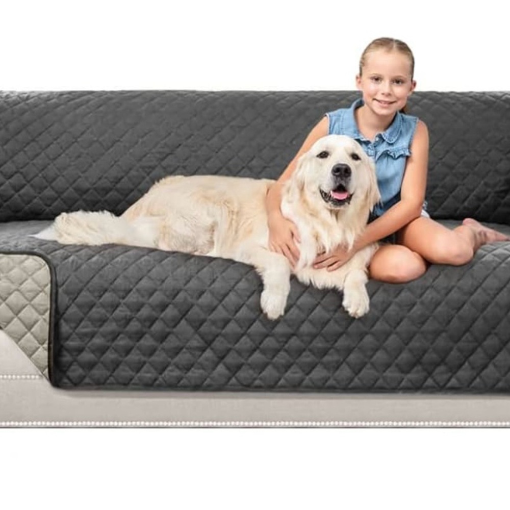 Quilted protective couch cover, size XL
